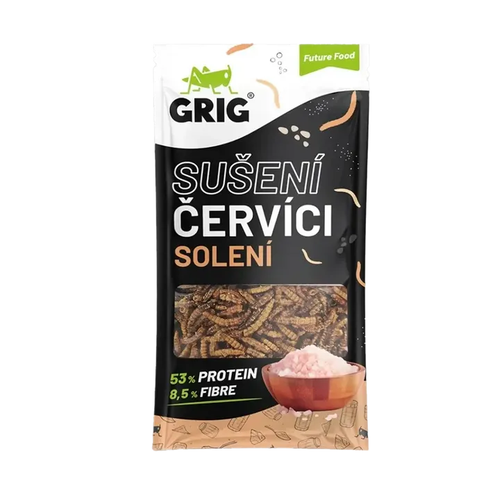 Grig Sušení červíci sůl 13 g